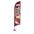 Promotional Feather Flag w/ 17' Spike Base